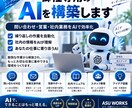 御社専用のAIを業務に合わせて構築します 問い合わせ・営業・社内業務をAIで効率化します イメージ1