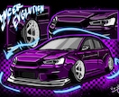 車好きの方へ愛車のイラスト描きます 自分の車をイラストアイコンにして個性をアピールしよう！ イメージ4