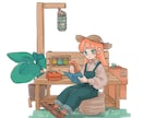 シンプルな人物イラストを制作します 中性的な人物・着物のイラストが得意です。 イメージ2
