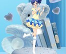 アイドル VTuber アー写の背景作ります 即日納品！あなたの為だけのデザインを作らせていただきます イメージ2