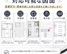 営業許可・各種許認可申請用の図面を作成します 平面図・求積図・配置図など 申請に必要な図面作成をサポート。 イメージ3