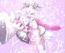 動画サムネイル,アイコン,夢絵,ペア画など描きます きらきらゆめかわいい絵柄☆デフォルメ等身選べます✐☡ イメージ3