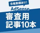 AdSense合格実績あり！10本作成します 3,000字×10本／使い回しなし／WP一括入稿OK イメージ1