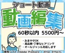 高品質なショート動画をお作りします ビジネスから広告まで様々な動画に対応いたします イメージ1