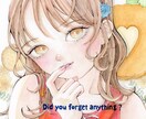 もっちりとしたかわいい女の子のアイコンを描きます 繊細で柔らかいアナログイラストの雰囲気がお好みの方へ イメージ5