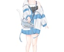 目を引くような可愛い女の子イラストを描きます あなたが想像するかわいい女の子をアイコンや壁紙にしませんか？ イメージ5