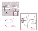 わかりやすいシンプルな地図をお作りします チラシ・名刺・HPに掲載できる地図を作成します！ イメージ2