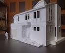 計画建物のスタディ模型（白模型）を製作しています 建設会社様・不動産会社様の建物造りのお手伝いをさせて頂きます イメージ1