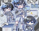 あなたの好きなもの詰め込んだイラスト描きます ポップで明るい感じから病みかわ系まで様々なイメージに対応！ イメージ2