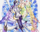 ゲームなどのキャラクターのデザインをします ソーシャルゲームなどのキャラクターデザインをさせて頂きます。 イメージ2