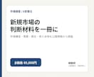 新規市場を公開情報で調査・分析します 市場構造・需要・競合・参入余地を一冊に整理します イメージ1