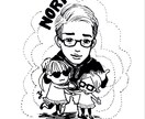 SNS用・LINE用の似顔絵アイコン描きます あなたの特徴をしっかり捉えた可愛いアイコン♪カラーOK! イメージ9
