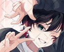 主視点の魅力的なキャラクターイラスト描きます こちらへ向けてくるふとした表情が魅力的なイラスト制作致します イメージ6
