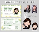 自分で印刷可！印象に残る似顔絵名刺デザインします 自分で編集・印刷発注できる名刺｜Canva名刺作成｜両面制作 イメージ4