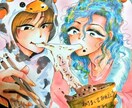美少女、人物を主に得意としています 瞳の力とアナログの迫力、この世に1枚しかない作品を。 イメージ6