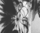 あなたの心の暗い想いを絵に描きます 悲しい気持ち、虚しさに寄り添う絵をボールペンで描きます イメージ2