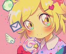 かわいくてポップなアイコン描きます オリジナル、版権なんでもOK♪お気軽にご相談ください！ イメージ1