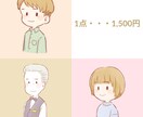 ほんわか可愛いアイコンイラストを描きます あなただけのちょっと似ているほんわかアイコン♪ イメージ2