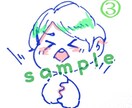 アイコンなどのイラストを描きます お気に入りのイラストになるように頑張ります！！ イメージ3