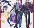 魅力的な立ち絵制作します MV等の動画系、TRPGなどのゲーム等で使える立ち絵描きます イメージ5