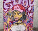 アナログで一枚絵を描かせていただきます ちょっと不気味でポップな絵をアナログで描いています！ イメージ8