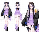 Live2D用パーツ分けイラスト・立ち絵制作します Vtuber、キービジュアル、ゲーム、TRPGに イメージ2