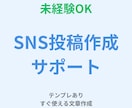 SNS投稿文をわかりやすく作成します テンプレあり｜投稿の方向性や簡単なアドバイスも対応可能です イメージ1