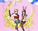 ミニキャラアイコンを作成致します ゲームやTwitterなどで使用したい方向けイラストです！ イメージ3