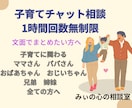子育てチャットで相談　子育て話を共感します 子育に対する自己嫌悪を無くしましょう。私はあなたの味方です！ イメージ1