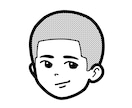格安！モノクロ顔だけイラスト作成します アイコンにぴったり！短納期でシンプルなイラストを作成します！ イメージ7