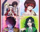 最安値で引受、まとめて依頼するとお得があります アイコン、ヘッダー、サムネイル、1枚絵作成致します！ イメージ2