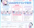 丁寧でかわいいLive2Dモデリング制作します 現役VTuberがモデルをお仕立てします！ イメージ10