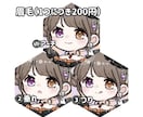 ハロウィンミニキャライラストお描きします オプションで髪型変更してより理想のお姿にカスタムもできます！ イメージ5