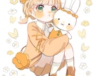 抜け感のあるタッチでイラスト描きます 儚い。透明感。ふわふわ。きゅんとする1枚を。 イメージ1