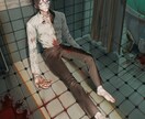 圧倒的ハイクオリティな一枚絵描きます プロが圧倒的画力でダークでなイラスト描きます イメージ3