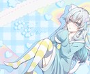 夢絵やペア画、単体イラスト、等身を描きます 男キャラ、角キャラ、和装、胸筋が特に得意です イメージ1