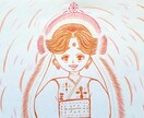守護してくださっている方を描きます 見守ってくださっている方を絵に✩あなた専用のエネルギーアート イメージ1