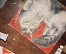 大切な犬猫の思い出を油絵に残します 毛を使い命の記憶を残す特別アート イメージ2