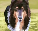 愛犬のイラスト描きます [犬以外も可！]記念日や思い出、プレゼントに！ イメージ1