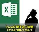 1,000円対応_Excel 作成代行いたします 貴方のExcelの疑問・要望を解決！まずはご相談を！ イメージ1