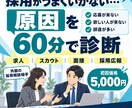 採用活動の詰まりを60分で診断・整理します 求人・スカウト・面接、まず何から着手するべきかを明確にします イメージ1