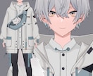男性女性Live2Dモデリング全行程制作します Vtuberさん用キャラデザ～モデリングまでのセット イメージ3
