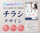 Canvaで後から編集できるチラシを制作します 納品後に日付や画像の変更など利用したい方へおすすめです イメージ1