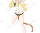 アニメ塗りで女の子イラスト制作いたします 表情が魅力的な女の子イラストはおまかせください！ イメージ8