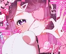 キラキラした可愛いイラストを描きます 見積もり大歓迎です！ぜひお声がけください！ イメージ2