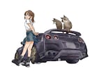 バイク、車と一緒のイラスト描きます アイコン、ギフトにも喜ばれる完全オリジナルイラスト イメージ7