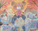 クロくまがアナタの心を温めるイラスト描きます 泣きたい時に見ると気持ちがリセットされて落ち着くんだよね…。 イメージ6