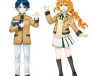 お好みの男性キャラデザ・立ち絵作成します 男女とも幅広い年齢層のキャライラストに対応! イメージ7