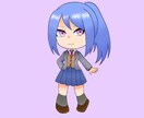 デフォルメでのキャラクターを描きます SNS等のアイコンにピッタリなキャラクターを作成いたします イメージ3