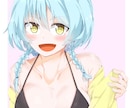 アニメ/ゲームのキャラを美麗なイラストで描きます あなたが見たいポーズ・シーンをイラストにします イメージ3